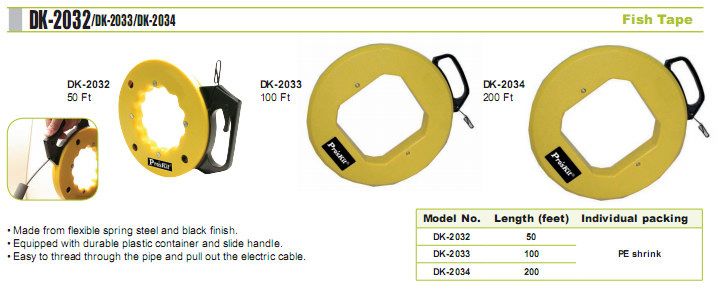 Устройство для протяжки кабеля DK-2033 Pro'sKit