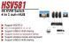 HSV581, 4K KVM switcher з USB2 hub