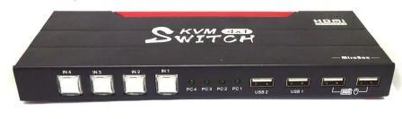 HSV581, 4K KVM switcher з USB2 hub