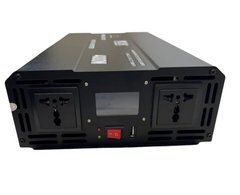 Інвертор з чистою сінусоїдою 12V в 220V ProFix-1000W (макс.2000W) без зарядки + LCD дисплей