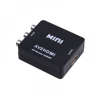 Конвертер MINI, HDMI в AV (гн.HDMI (IN)- 3гн.RCA(OUT))