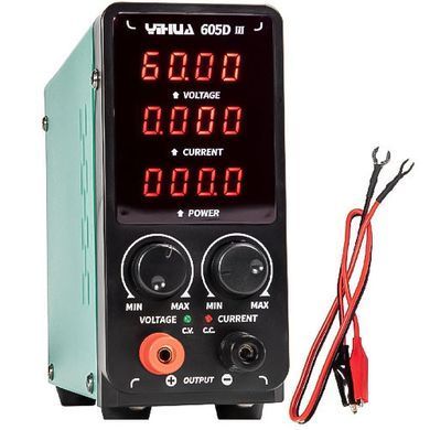 Лабораторный блок питания YIHUA 605D-III, 60В, 5А, 340Вт