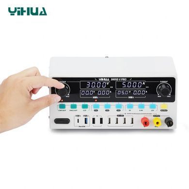 Лабораторный блок питания YIHUA 3005D-V Pro, 30В, 5А, 270Вт
