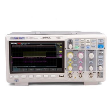 Фосфорний цифровий осцилограф SIGLENT SDS1202X-E, 200 МГц