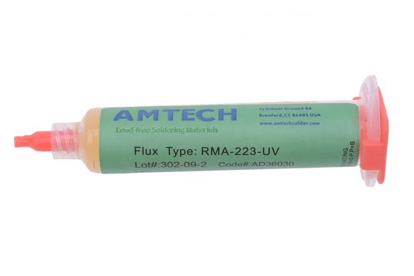 Паяльна флюс-паста AMTECH RMA-223-UV, 10гр