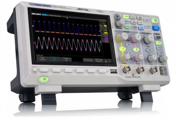 Фосфорний цифровий осцилограф SIGLENT SDS1202X-E, 200 МГц