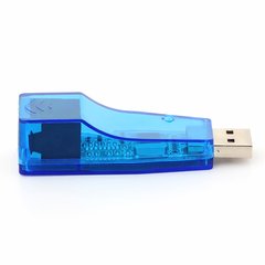 Мережевий перехідник, USB LAN ETHERNET - RJ45, штекер USB A- гніздо RJ45