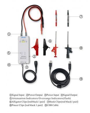 Дифференциальный пробник высокого напряжения Micsig DP20003