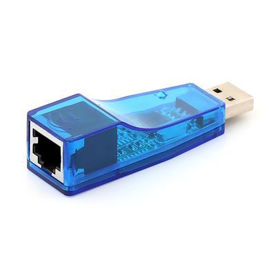 Мережевий перехідник, USB LAN ETHERNET - RJ45, штекер USB A- гніздо RJ45