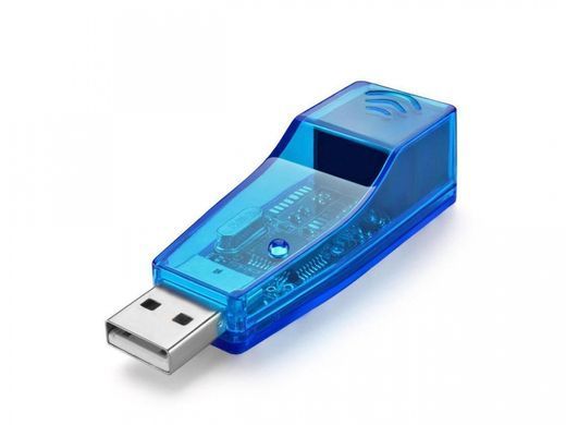 Мережевий перехідник, USB LAN ETHERNET - RJ45, штекер USB A- гніздо RJ45