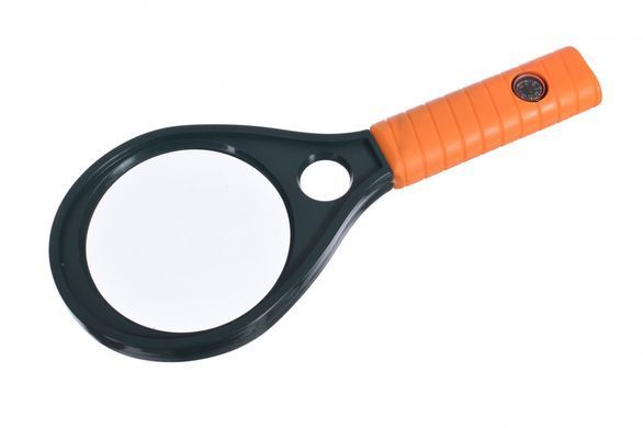 Лупа ручная Zhongdi MG89075 круглая, 3Х &Oslash;65мм, 8Х &Oslash;16мм