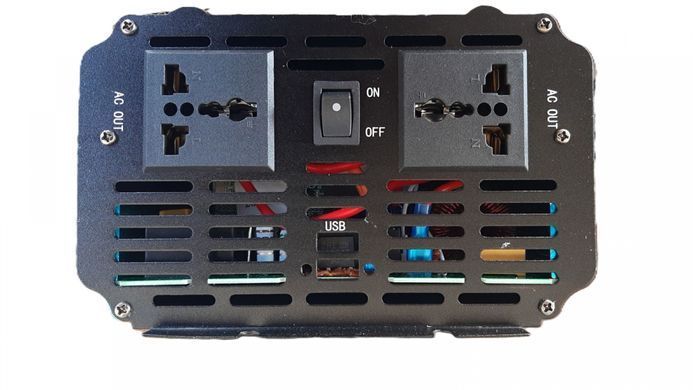 Інвертор з чистою сінусоїдою 24V в 220V HPA-2000C з зарядкою 20А + LCD дисплей