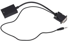 Конвертер VGA в HDMI+ аудио (шт.VGA- гн.HDMI+ шт.3,5 стерео)