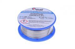 Припой Cynel Sn60Pb40-SW26 1мм, 100г.