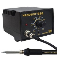 Паяльная станция HandsKit 936 5pin, силиконовый кабель, 60 Вт, 220 В, Регулятор температуры, Есть, Керамический