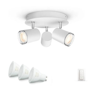 Смарт-светильник PHILIPS Adore Hue plate/spiral white 3x5.5W 230V (34362/31/P7)