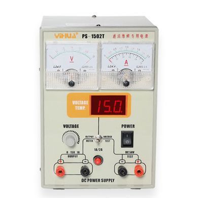 Лабораторный блок питания YIHUA PS-1502T, 15B, 2A