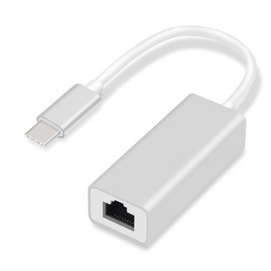 Адаптор ETHERNET USB type C 3.1, штекер USB C- гніздо 8Р8С