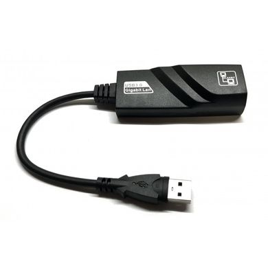 Адаптор ETHERNET USB 3.0 (USB-8Р8С) з кабелем, чорний