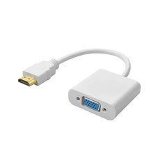 Конвертер HDMI в VGA, с кабелем 0.1м, штекер HDMI - гнездо VGA