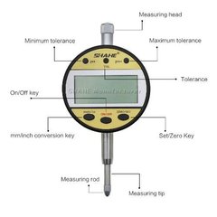 Цифровий індикатор годинникового типу (0-12,7 мм) 5307-10