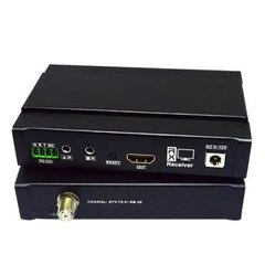 HSV395, 100м HDMI подовжувач по коаксіальному кабелю, F роз'єм