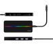 Mirabox OTG 8-in-1USB C hub dock, RGB