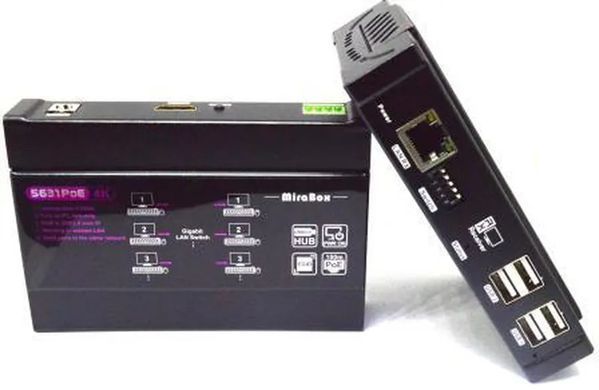 HSV5631 TX+RX, KVM 4K Extender+ USB2 Hub*4 Passthrough (пара RX+TX)