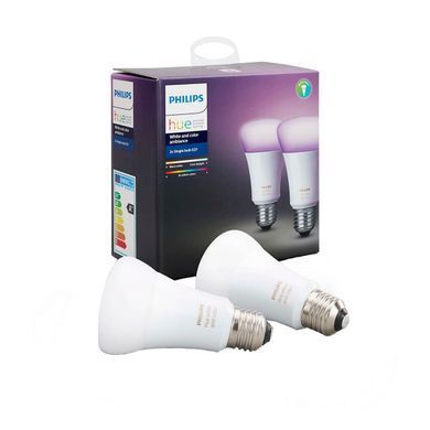 Набор из 2-х смарт-ламп Philips Hue 10W A19 E27 2Pack