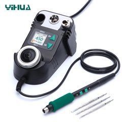Паяльная станция YIHUA 982-V с жалом C245 (3 шт), 60Вт, 220V, 60 Вт, 220 В