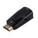Конвертер HDMI в VGA + аудіо (штекер HDMI - гніздо VGA + гніздо 3,5мм) + шнур AUX