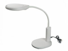 Лупа-лампа NO.TJ90C настольная с USB зарядкой, 2,5Х диам-90мм+ 8Х диам-21мм