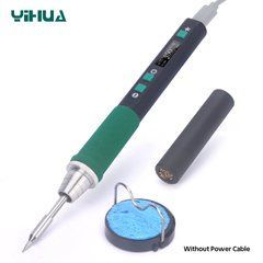 Паяльник YIHUA 928D-IV з жалом С235, LCD дисплей, 60W, 20V DC+ жала