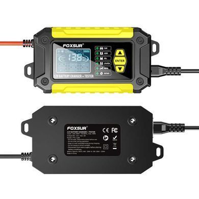 Зарядное устройство + тестер батарей FTC-1206, 12V 6A, 4-120Ah