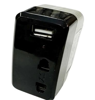 Инвертор 12V/24V в 220V, Euro+ USB, JBL-9026, 500mA