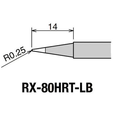 Паяльне жало GOOT RX-80HRT-LB