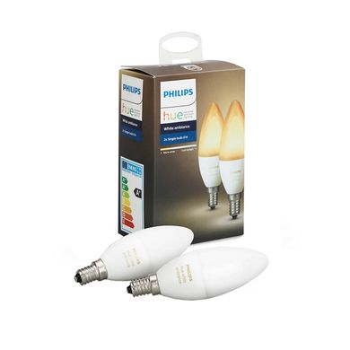 Набір з 2-х смарт-ламп Philips HueAmbiance 6W B39 E14 EU 2Pack