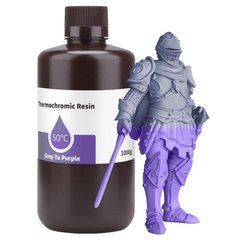 Фотополімерна смола для 3D-принтера ELEGOO Grey to Purple, 1 кг