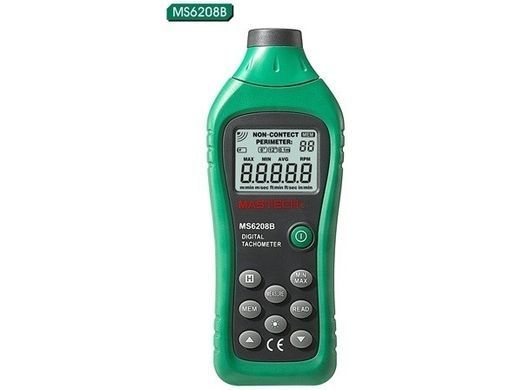 Цифровий безконтактний тахометр Mastech MS6208B