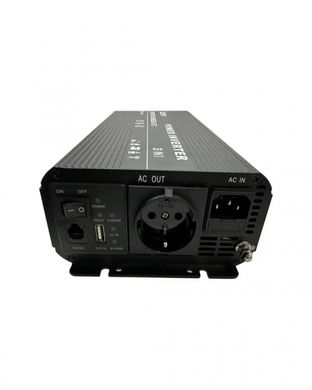 Інвертор з чистою сінусоїдою 12V в 220V RSC500P 500W (макс.1000W) з зарядкою 10А + функція ATS