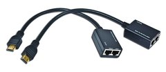 HDMI подовжувач по двом кабелям кручена пара до 30 метрів