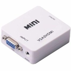 Конвертер MINI, VGA в HDMI (гн.VGA+гн.3,5мм (IN) - гн.HDMI (OUT))