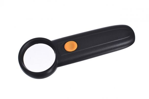 Лупа ручная MG6B-2A круглая с LED подсветкой, 8Х &Oslash;37мм