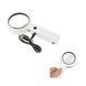 Лупа ручная No.FS55RC+USB с LED подсв., 7Х диам 55мм