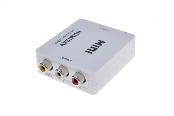 Конвертор HDMI в AV, гніздо HDMI (IN) - 3 гнізда RCA (OUT)
