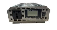 Инвертор с чистой синусоидой 12V в 220V ProFix-1500W (макс.3000W) без зарядки + LCD дисплей